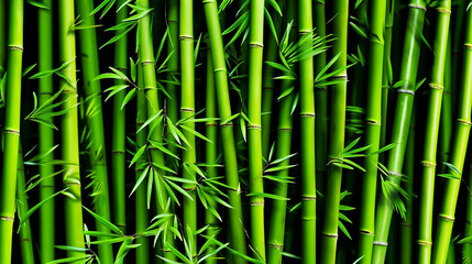 Obraz premium Abstract green pattern bamboo tree