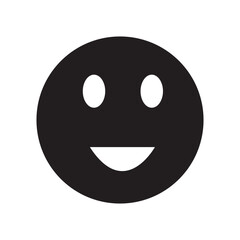 Fototapeta premium Happy smiley face or emoticon line art icon for apps and websites,eps10