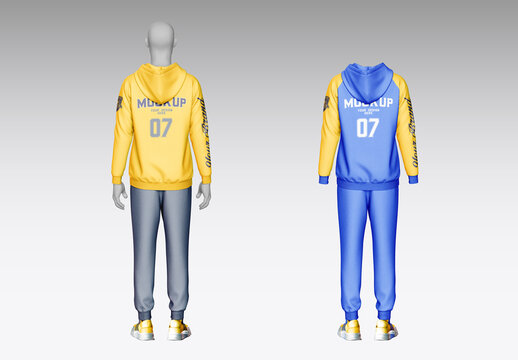 Men's Tracksuit Kit Mockup