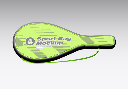 Tennis Sport Bag Mockup