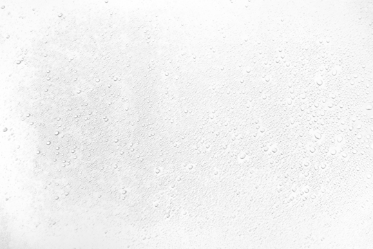 Isolated water drops against transparent background.