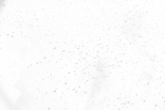 Isolated water drops against transparent background.