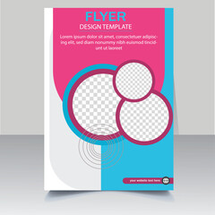 Annual report brochure layout design template. Vector Fashion brochure, flyer, magazine cover & poster template	