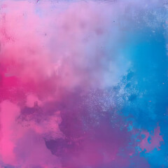 Fototapeta premium Abstract color gradient background with vibrant pink, magenta, blue, and purple hues and a grainy texture effect perfect for web banners, headers, and posters.