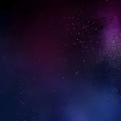 Obraz premium Abstract dark blue and purple gradient background with a glowing black noise texture, ideal for posters, headers, and banners.