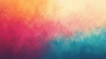 Deurstickers watercolor gradient background with a soft texture, blend of modernity, vintage charm, and abstract gradients © Yash