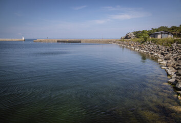 Fototapeta premium Harbour at Herrvik, Gotland, Sweden