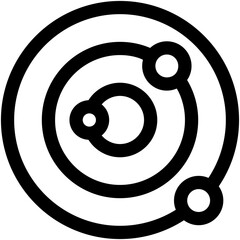 Solar System Vector Icon