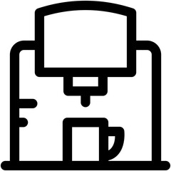 Coffee Machine Vector Icon