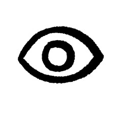 eye icon,vision icon,cartoon style,vector