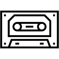 Cassette Vector Icon
