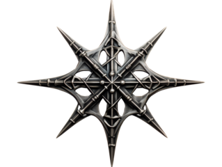 Ninja Star, isolated on a transparent or white background