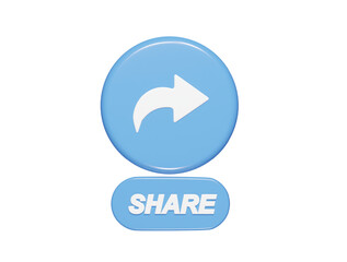Shear icon 3d render illustration