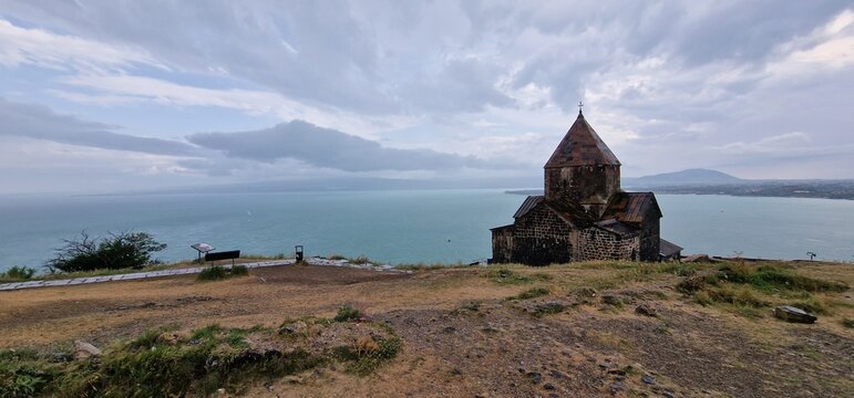 Sevanavank is a monastic complex located on a peninsula at the northwestern shore of Lake Sevan in the Gegharkunik Province of Armenia, not far from the town of Sevan. Initially the monastery was buil