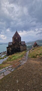 Sevanavank is a monastic complex located on a peninsula at the northwestern shore of Lake Sevan in the Gegharkunik Province of Armenia, not far from the town of Sevan. Initially the monastery was buil