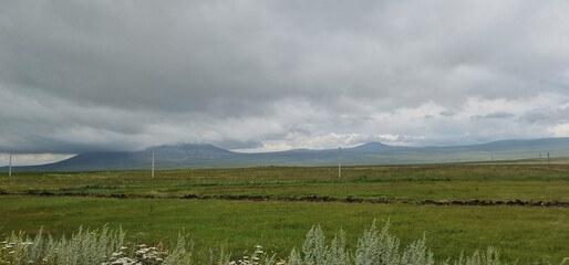 Traveling through armenia, highland, east, roadtrip in asia