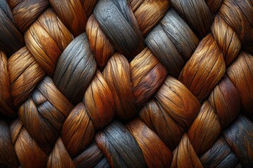 braided weaving texture wallpaper background backdrop 3D illustration - obrazy, fototapety, plakaty
