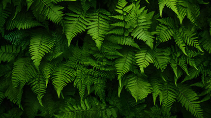 Fototapeta na wymiar Abstract green background with waves,, Tropical green leaf background, Dark tone theme. 