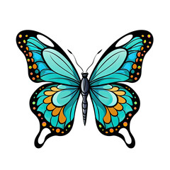 Colorful butterfly illustration