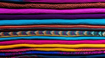 An image of a pattern with multiple colors in full frame