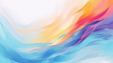 Obraz premium Colorful abstract background with brush strokes in a colorful pattern