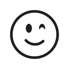 Fototapeta premium Smile face emoticon icon. Smiley face icon. Smile emoji icon. Emoji rating system vector illustration. Customer feedback icon. Excellent, good, Happy, success, satisfaction face 