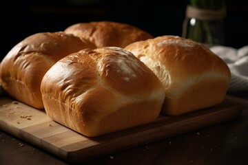 Appetizing bread. Generative AI