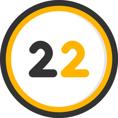 Twenty two Icon
