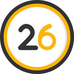 Twenty six Icon