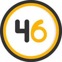 Forty six Icon