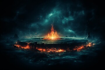 Alien Enigma. Unveiling an Extraterrestrial Paradise with Vibrant Landscapes and Enigmatic UFOs