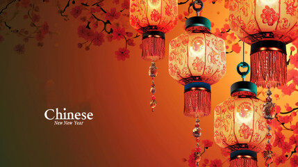 Happy Chinese New Year 2024. New Year banner design