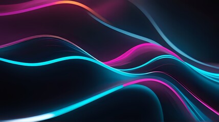 Abstract gradient wave glow background