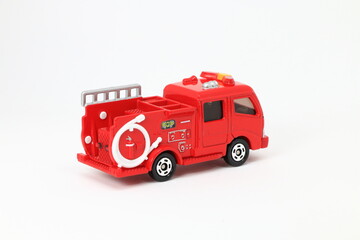 Fire truck, red, die cast car, toy car