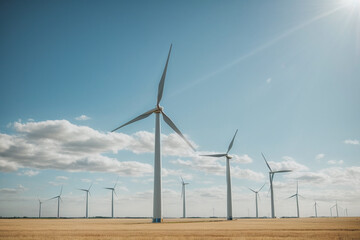 wind turbine in the field