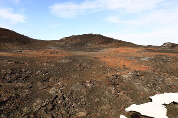 Leirhnjúkur is an active volcano located northeast of Lake Mývatn in the Krafla Volcanic System, Iceland