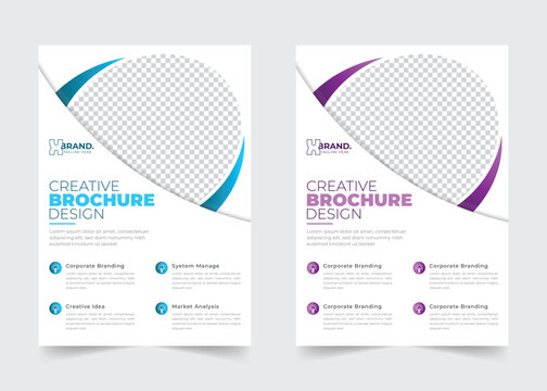 Corporate flyer or poster design template