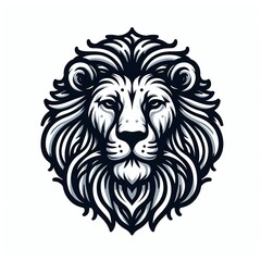 Obraz premium lion head illustration