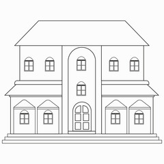 Building Desing vector icon illustration eps
