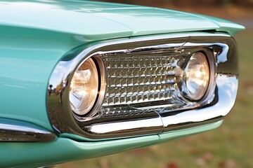 Fototapeta premium Vintage and Timeless Classic Cars. Showcasing Nostalgic Automobiles with Historical Significance