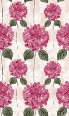 pink flowers in a row