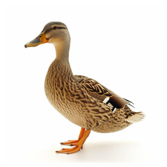 duck on a white background
