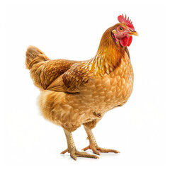 Fototapeta premium chicken on a white background
