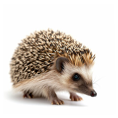 Obraz premium hedgehog on a white background