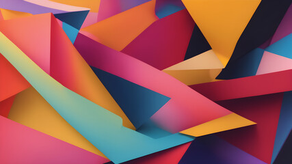Obraz premium Abstract Modern geometric Backgrounds. Abstract Backgrounds design. AI generated image