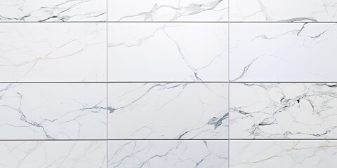 Texture backgrounds of white Carrara Statuario marble, glossy Calacatta marble with grey streaks, and Satvario tiles, as well as Italian Blanco Catedra stone texture, for digital wall and floor tiles.