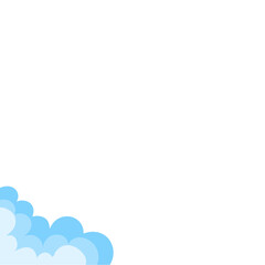 Cloud corner border