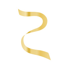 Decorative Gold ribbons