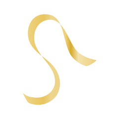 Decorative Gold ribbons