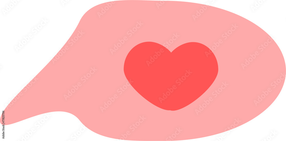 Wall mural simple flat minimalistic inbox new messages, notes sheet and chat boxes, messages, app, notification